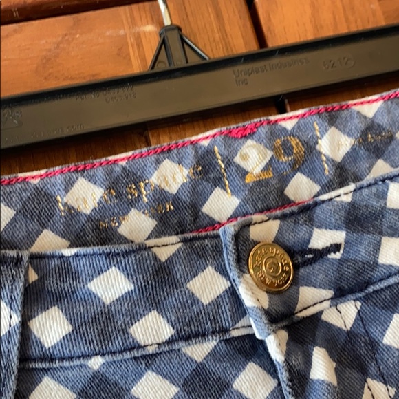 Kate Spade PERRY Street Cropped Gingham Pants - Picture 4 of 8
